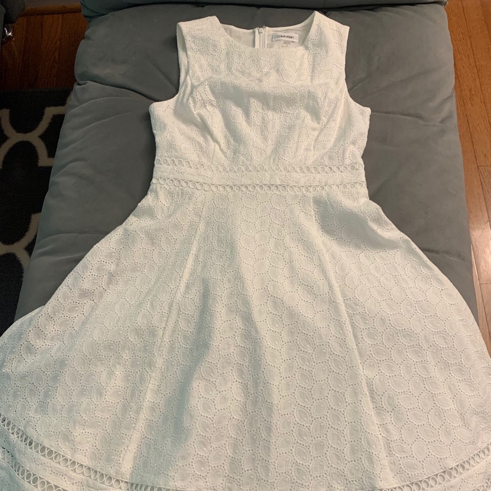 Calvin Klein White Dress